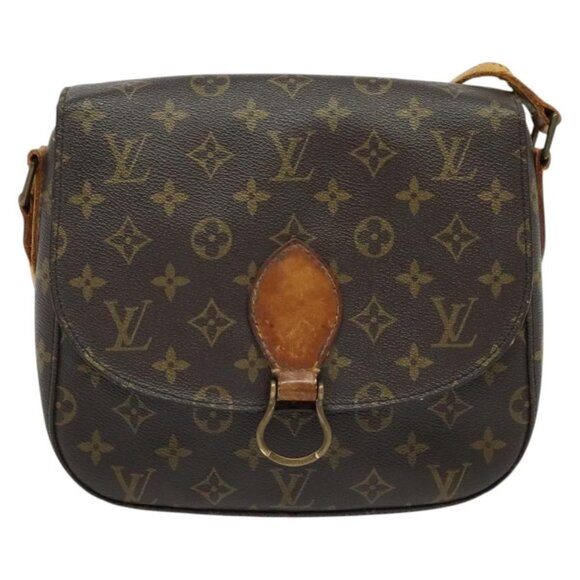 LOUIS VUITTON Monogram Saint Cloud GM Shoulder Bag M51242 LV Auth 138607 - Picture 2 of 16